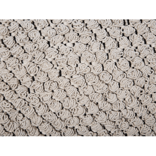 Pufe NOIDA Algodão Creme 44 cm 44 cm 43 cm Pufe NOIDA Algodão Creme 44 cm 44 cm 43 cm