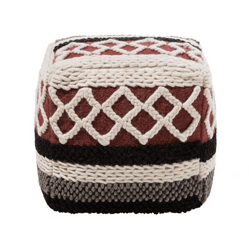 Pufe SAGAR Algodão Multicolor 48 cm 48 cm 42 cm Pufe SAGAR Algodão Multicolor 48 cm 48 cm 42 cm