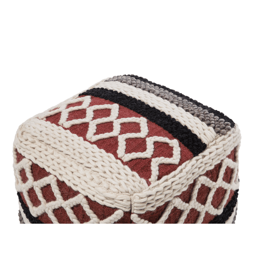 Pufe SAGAR Algodão Multicolor 48 cm 48 cm 42 cm Pufe SAGAR Algodão Multicolor 48 cm 48 cm 42 cm