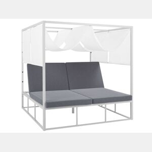 Cama de jardim PALLANZA Metal Branco