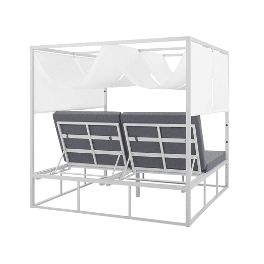 Cama de jardim PALLANZA Metal Branco