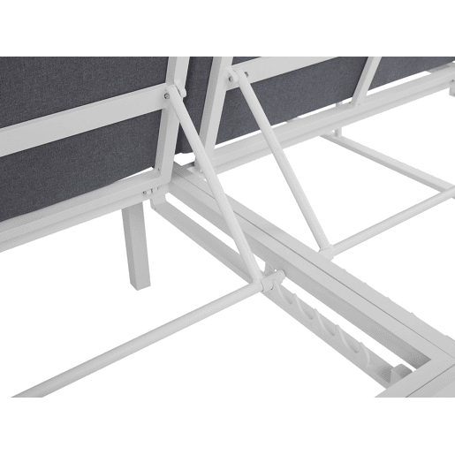 Cama de jardim PALLANZA Metal Branco