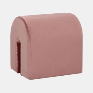 Pufe de veludo cor-de-rosa 35 x 42 cm MODOC