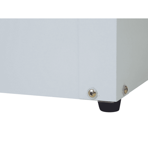 Caixa de arrumação CEBROSA Metal 165 cm 70 cm Cinzento claro