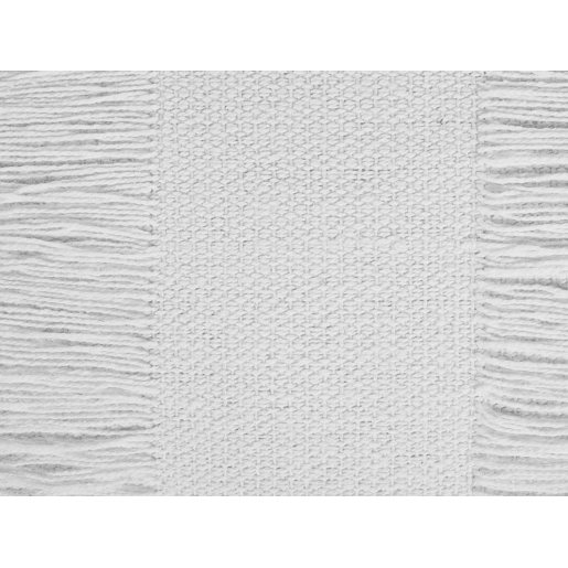 Pufe OULAD Algodão Branco 50 cm 50 cm 20 cm