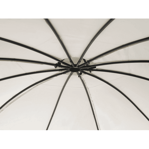 Pérgola de Jardim SAFARA Metal 368 cm 368 cm Creme