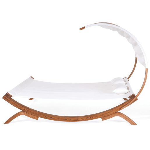 Espreguiçadeira com almofada TERAMO Branco creme