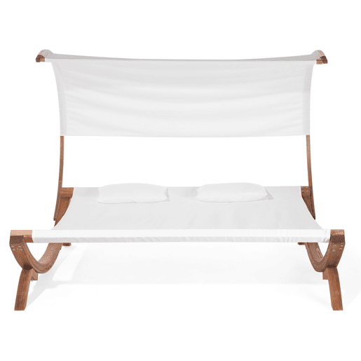 Espreguiçadeira com almofada TERAMO Branco creme