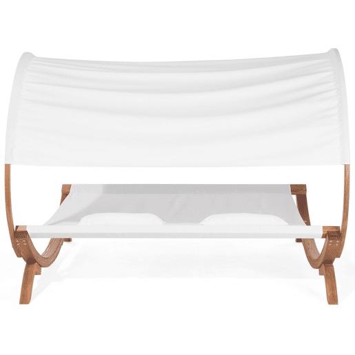 Espreguiçadeira com almofada TERAMO Branco creme