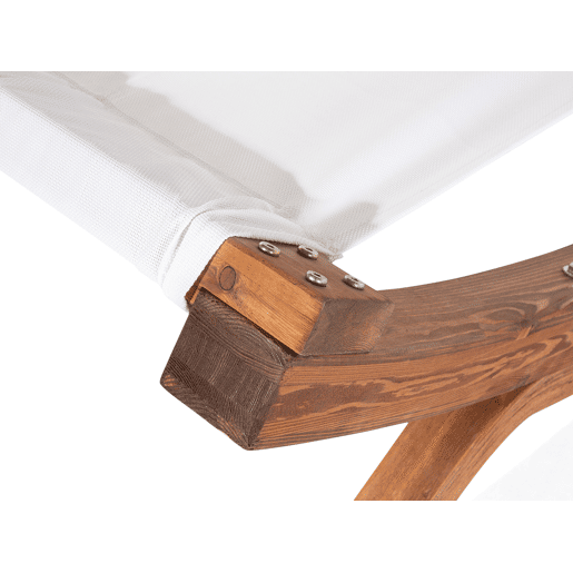 Espreguiçadeira com almofada TERAMO Branco creme
