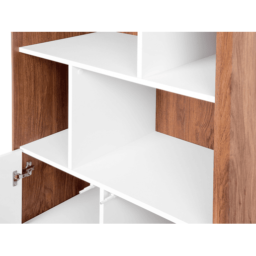 Estante COLUMBUS 182 cm CastanhoBranco