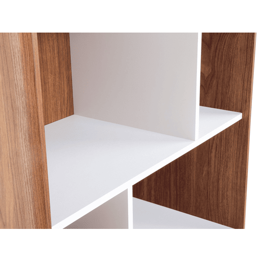 Estante COLUMBUS 182 cm CastanhoBranco