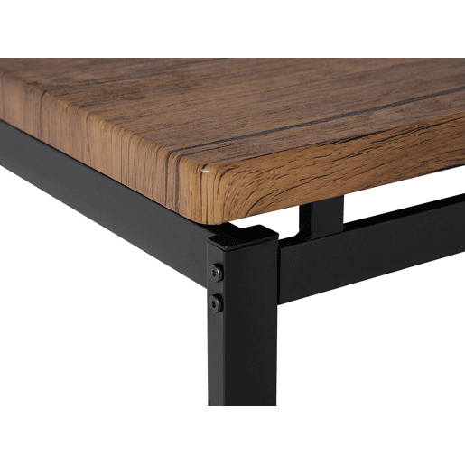 Conjunto de refeição ARLINGTON Castanho escuro 4 lugares