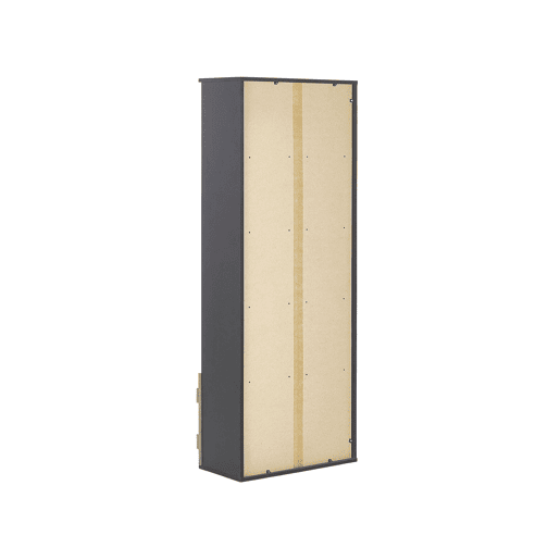 Estante com 4 prateleiras SALTER 163 cm CastanhoPreto Estante com 4 prateleiras SALTER 163 cm CastanhoPreto