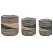Beliani Conjunto de 3 macetas RATTAIL Beliani Conjunto de 3 macetas RATTAIL Natural
