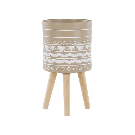 Vaso alto para plantas MILINA 30 cm Creme