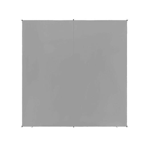 Vela de sombra LUKKA 300 cm 300 cm Cinzento