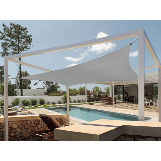 Vela de sombra LUKKA 300 cm 300 cm Cinzento