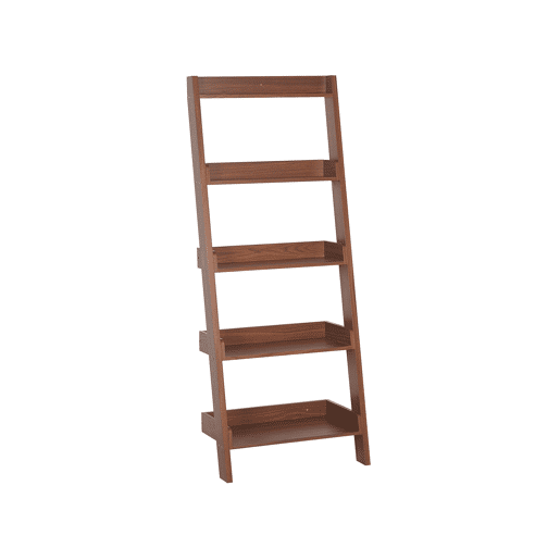 Estante com 5 prateleiras MOBILE TRIO 167 cm Castanho escuro