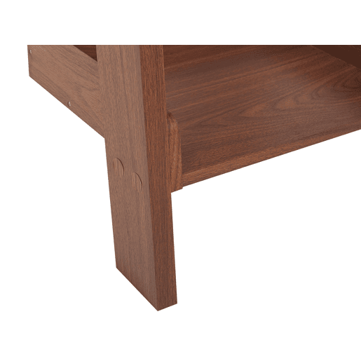 Estante com 5 prateleiras MOBILE TRIO 167 cm Castanho escuro