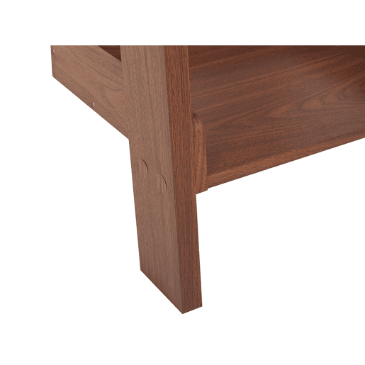 Estante com 5 prateleiras MOBILE DUO 169 cm Castanho escuro