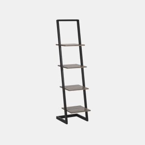 Estante com 4 prateleiras JOPLIN 143 cm Preto