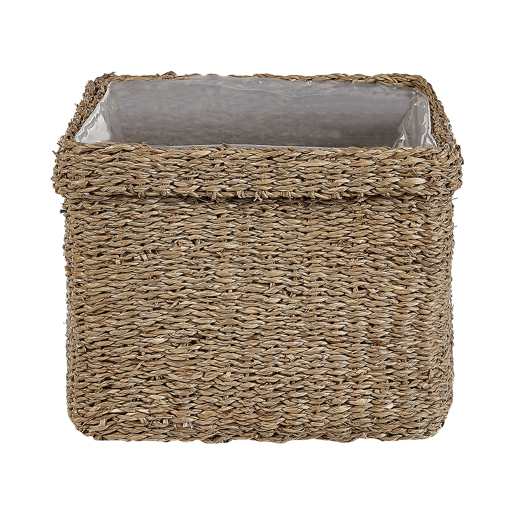 Conjunto de 3 vasos para plantas RIVULINE Alga 232730 cm Natural