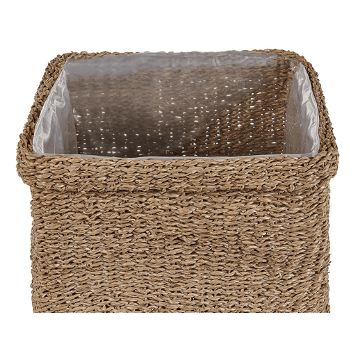 Conjunto de 3 vasos para plantas RIVULINE Alga 232730 cm Natural