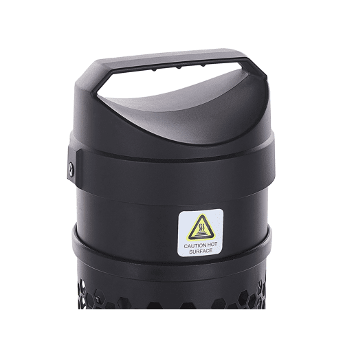Aquecedor halogéneo independente para exterior KRAKATOA 1000 W Preto