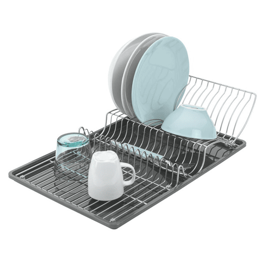 Escorredor de pratos WINGTEX Metaltex com tabuleiro 50x31x7 cm
