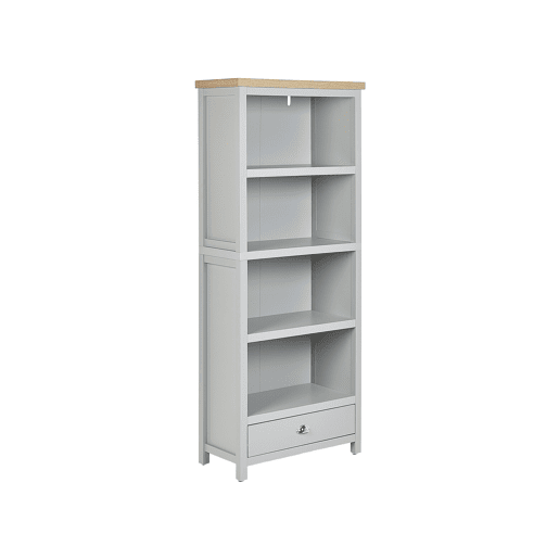 Estante com 4 prateleiras CLIO 180 cm Cinzento claro