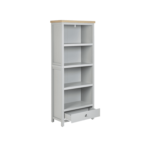 Estante com 4 prateleiras CLIO 180 cm Cinzento claro