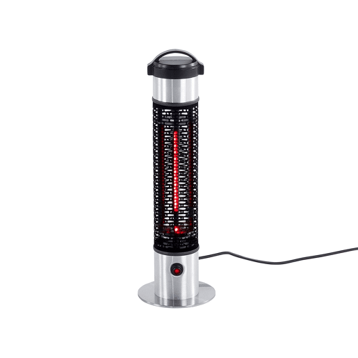 Aquecedor halogéneo independente para exterior VEZUVIO 800 W Preto