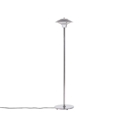 Aquecedor halogéneo independente para exterior ASKJA 1500 W Prateado