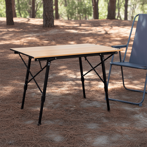Mesa dobrável glamping de altura ajustável Aktive Mesa dobrável glamping de altura ajustável Aktive