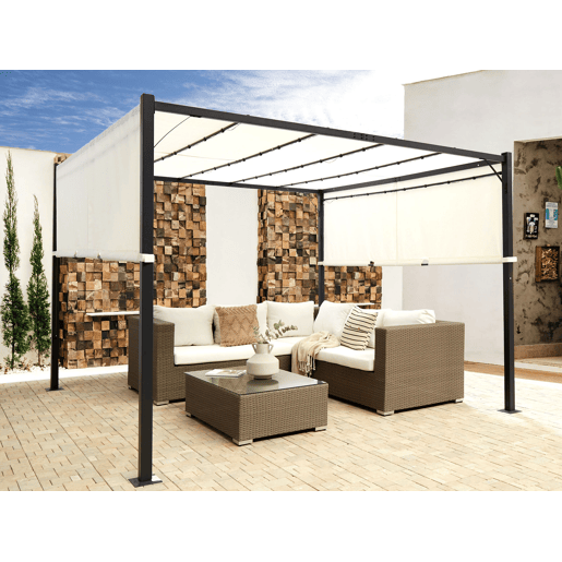 Beliani Pérgola de jardim PARGA