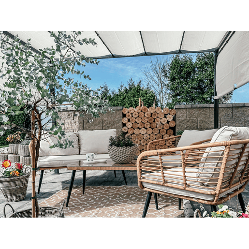 Beliani Pérgola de jardim PARGA