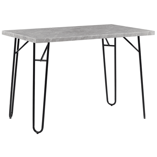 Conjunto de refeição KEMPTON Cinzento claro 4 lugares