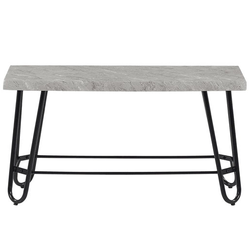 Conjunto de refeição KEMPTON Cinzento claro 4 lugares