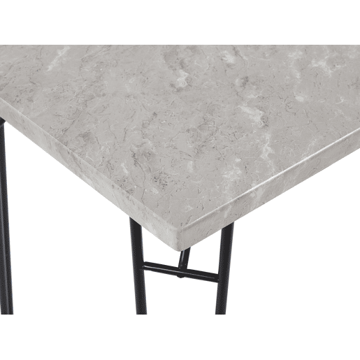Conjunto de refeição KEMPTON Cinzento claro 4 lugares