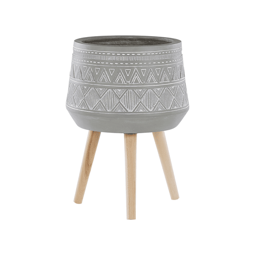 Beliani Vaso alto para plantas MALAKI