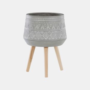 Beliani Vaso alto para plantas MALAKI