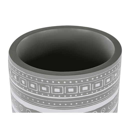 Vaso alto para plantas NAUSA 30 cm Cinzento claro
