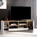 Mueble Bajo Tv Isola Mueble Bajo Tv Isola Natural/ Blanco