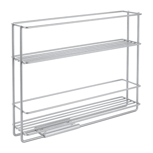 Suporte deslizante para especiarias IN&OUT da Metaltex. Acabamento Polytherm® Silver Suporte deslizante para especiarias IN&OUT da Metaltex. Acabamento Polytherm® Silver
