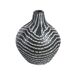Beliani Jarrón decorativo KUALU Beliani Jarrón decorativo KUALU Negro
