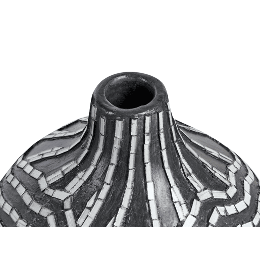 Jarro decorativo KUALU Cerâmica 35 cm Preto