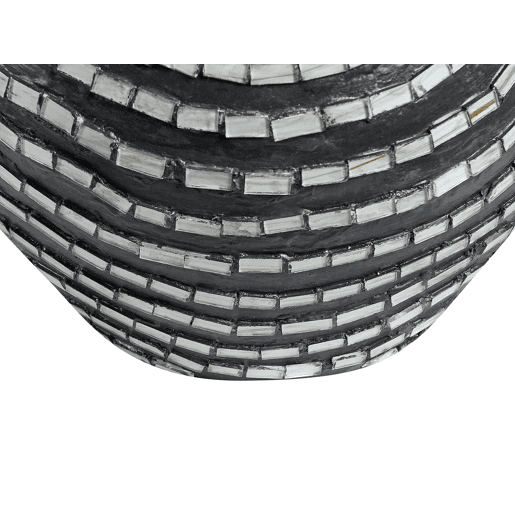 Jarro decorativo KUALU Cerâmica 35 cm Preto