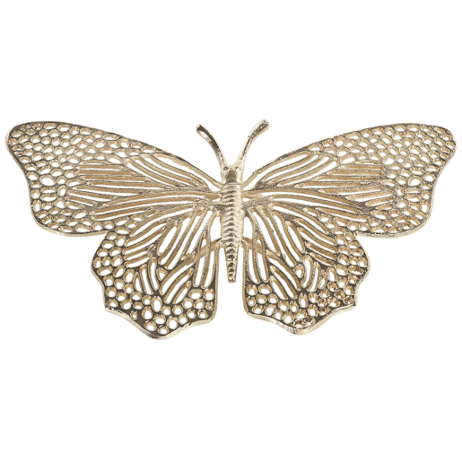 Acessório decorativo Borboleta MADIUN Metal Dourado