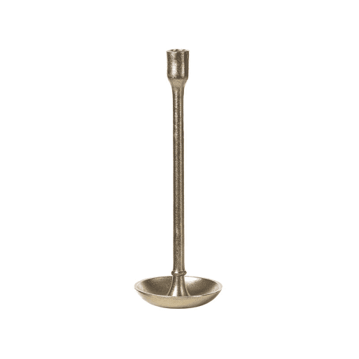 Conjunto de 3 castiçais LIWUNG Metal 273338 cm Dourado